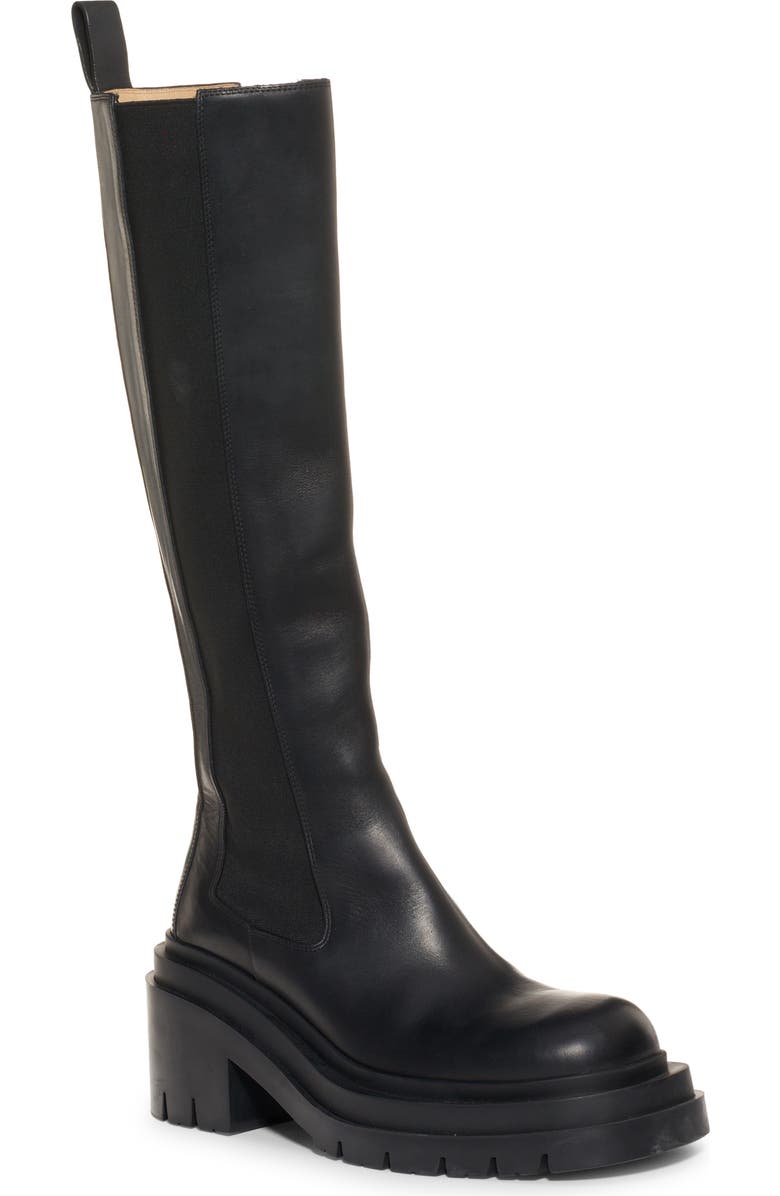 Bottega Veneta Platform Knee High Boot, Main, color,