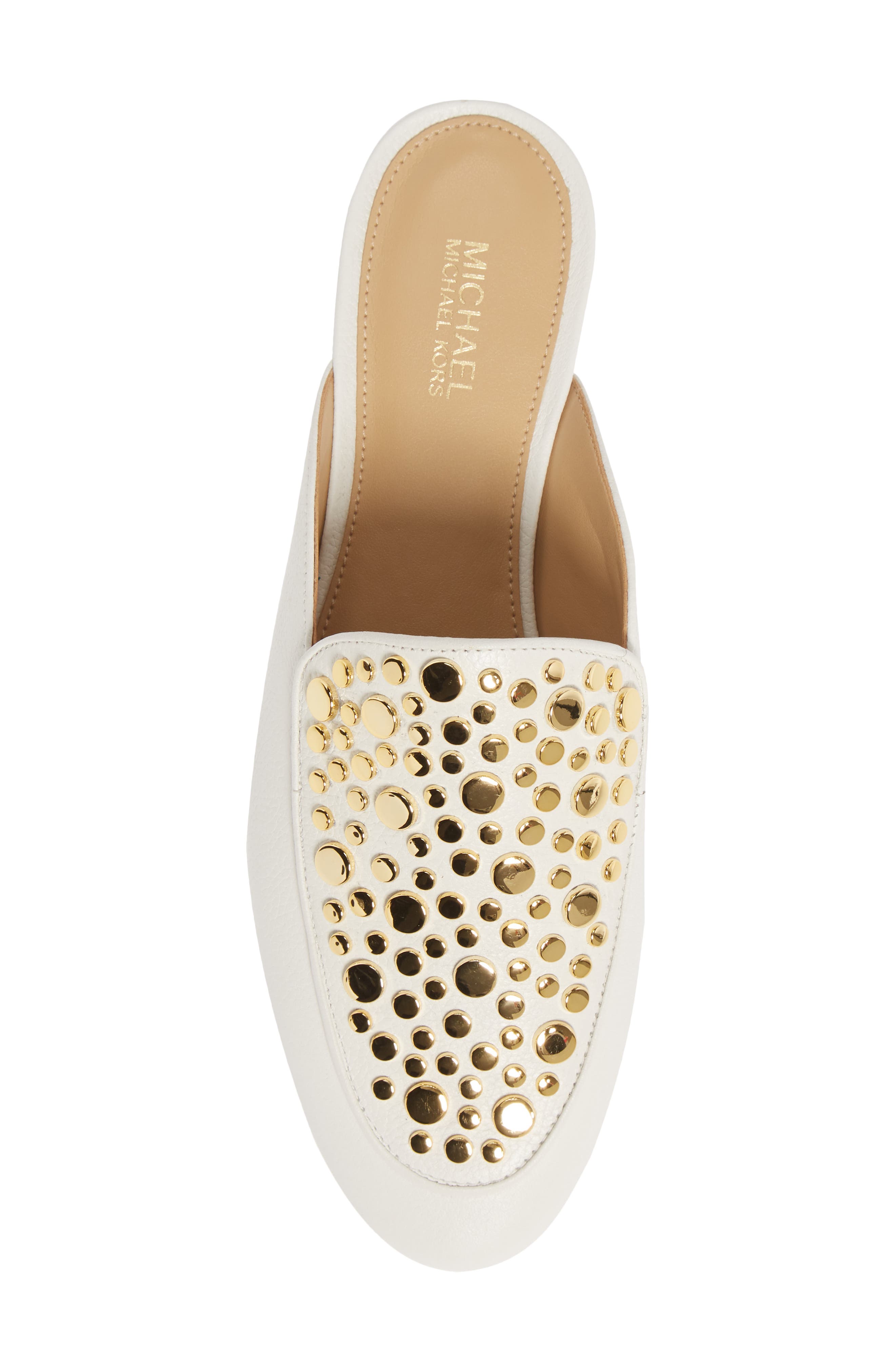 Farrow Studded Mule, Alternate, color, OPTIC WHITE LEATHER