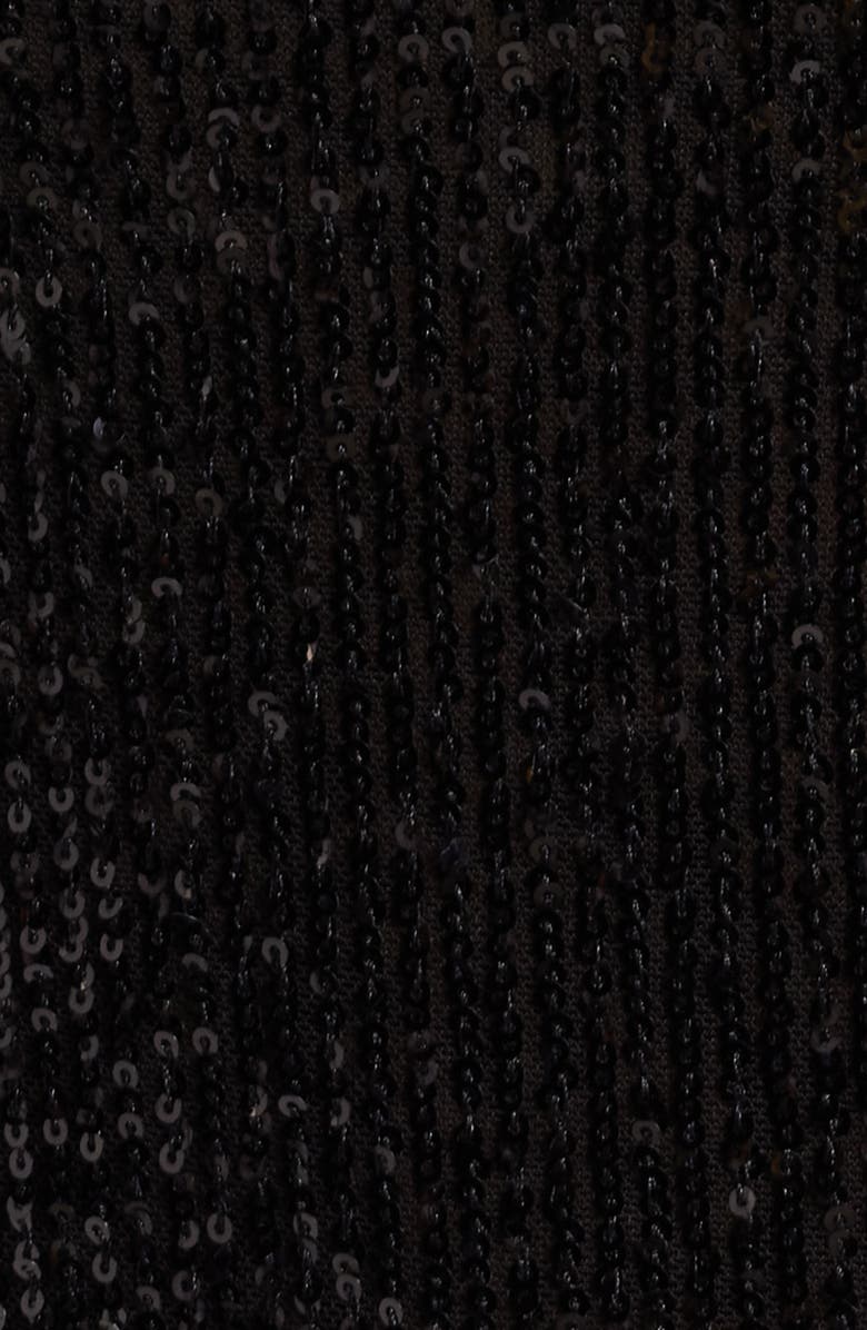 Anne Klein Sequin Mesh T-Shirt, Alternate, color, 