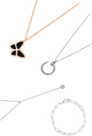 Adornia 4-Piece Necklace & Bracelet Set