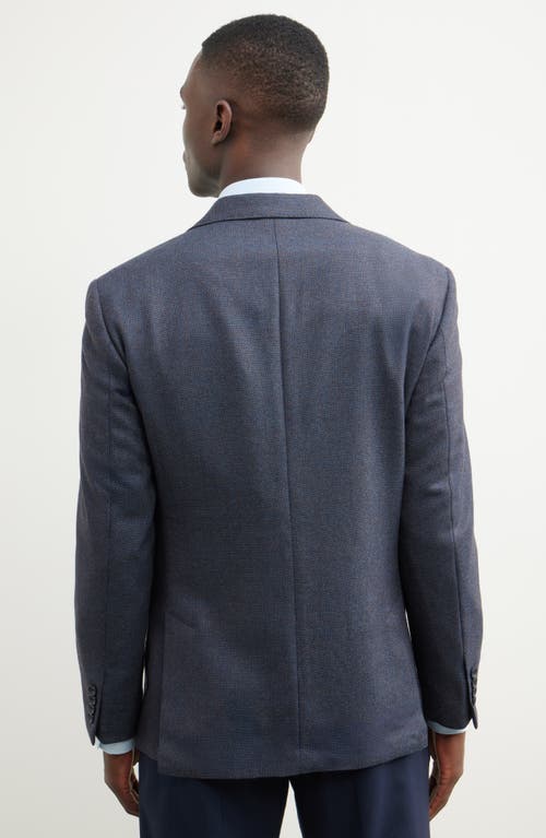 Nordstrom Nailhead Textured Wool Sport Coat In Gray