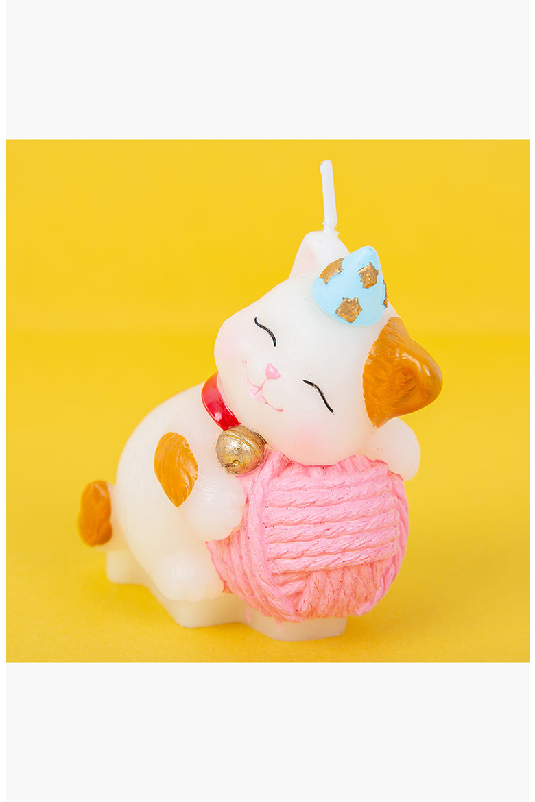 Lucky Cat Candle, Alternate, color, None