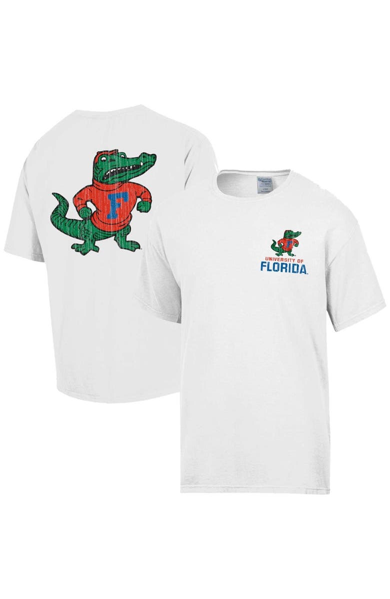 Comfort Wash Men's Comfort Wash White Florida Gators Vintage Logo T-Shirt, Alternate, color,
