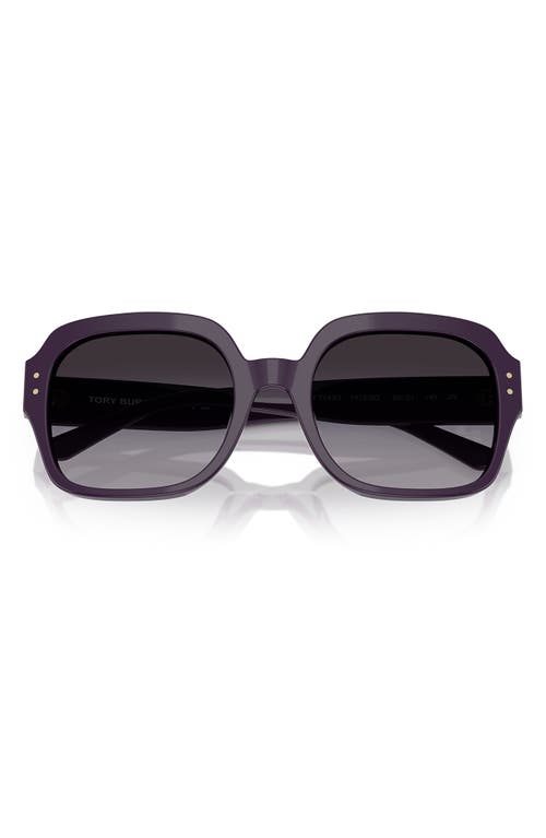 Tory Burch 56mm Round Sunglasses