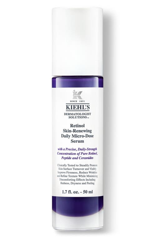 Kiehl's Since 1851 Retinol Skin-renewing Daily Micro-dose Facial Serum In Transparent