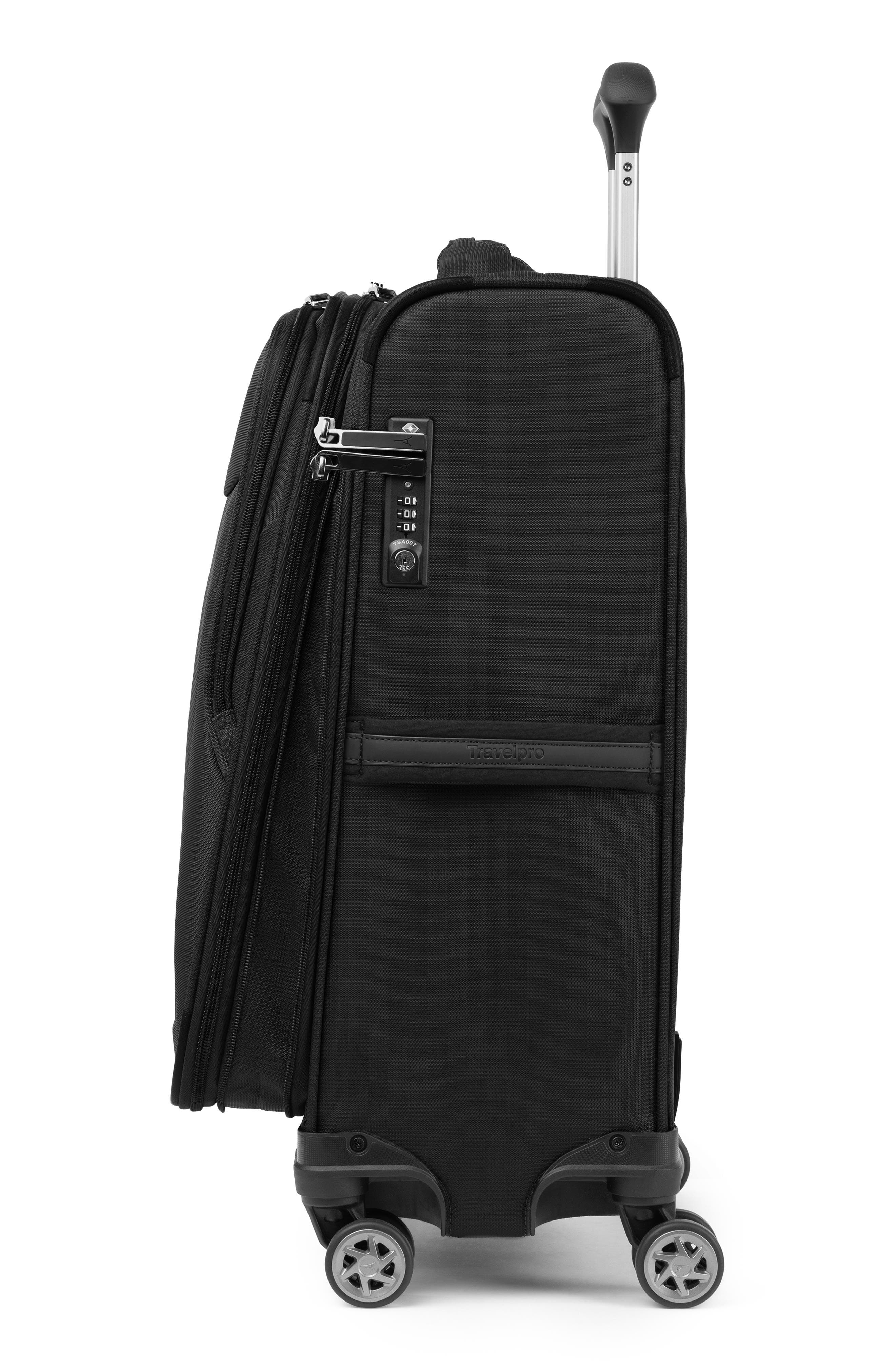 TRAVELPRO WAB6 20.5-Inch Expandable Carry-On Softside Luggage, Alternate, color, Black
