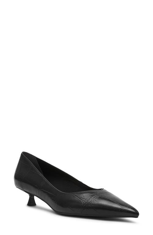 Anne Klein Janette Kitten Heel Pump In Animal Print