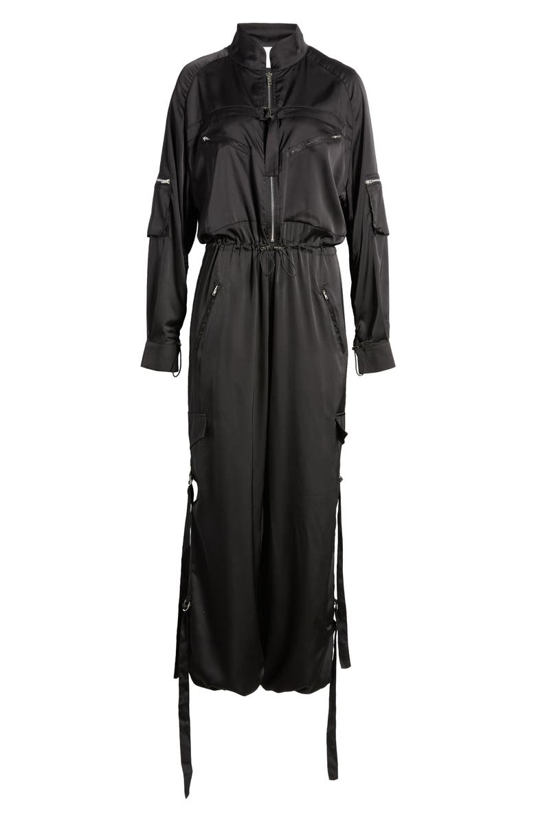 AZALEA WANG Satin Jumpsuit, Alternate, color,