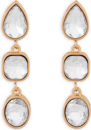 SAACHI Crystal Cascade Drop Earrings