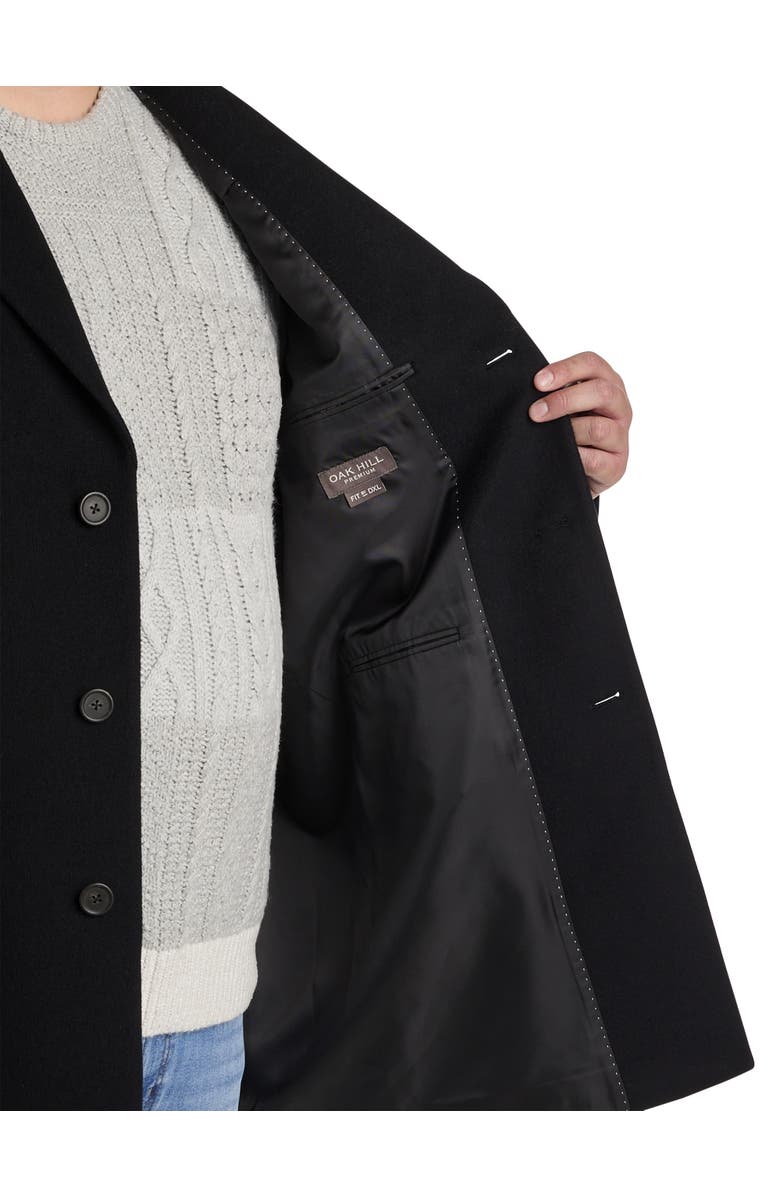 Oak Hill Premium by DXL Wool-Blend Overcoat, Alternate, color, 