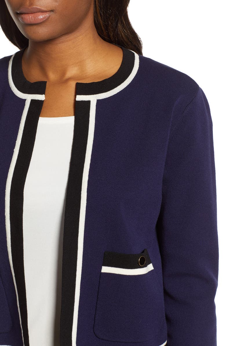 Anne Klein Crop Cardigan, Alternate, color, 