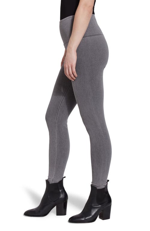 Lyssé Lysse Waist-to-ankle Denim Leggings In Gray