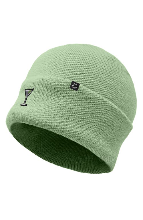 Dalix Martini Beanie Cap In Green