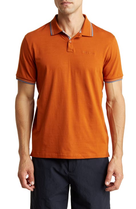 Regular Fit Tipped Stretch Cotton Polo