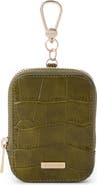 Brahmin Katelynn Croc Embossed Leather Coin Pouch