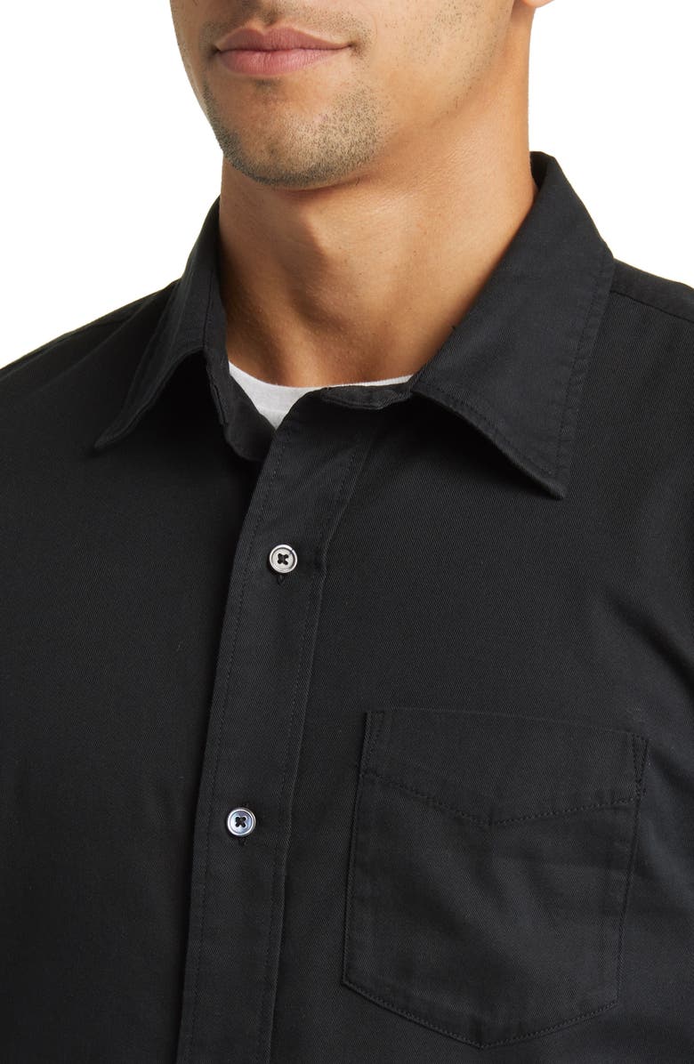 BUCK MASON Draped Twill Button-Up Shirt, Alternate, color, 