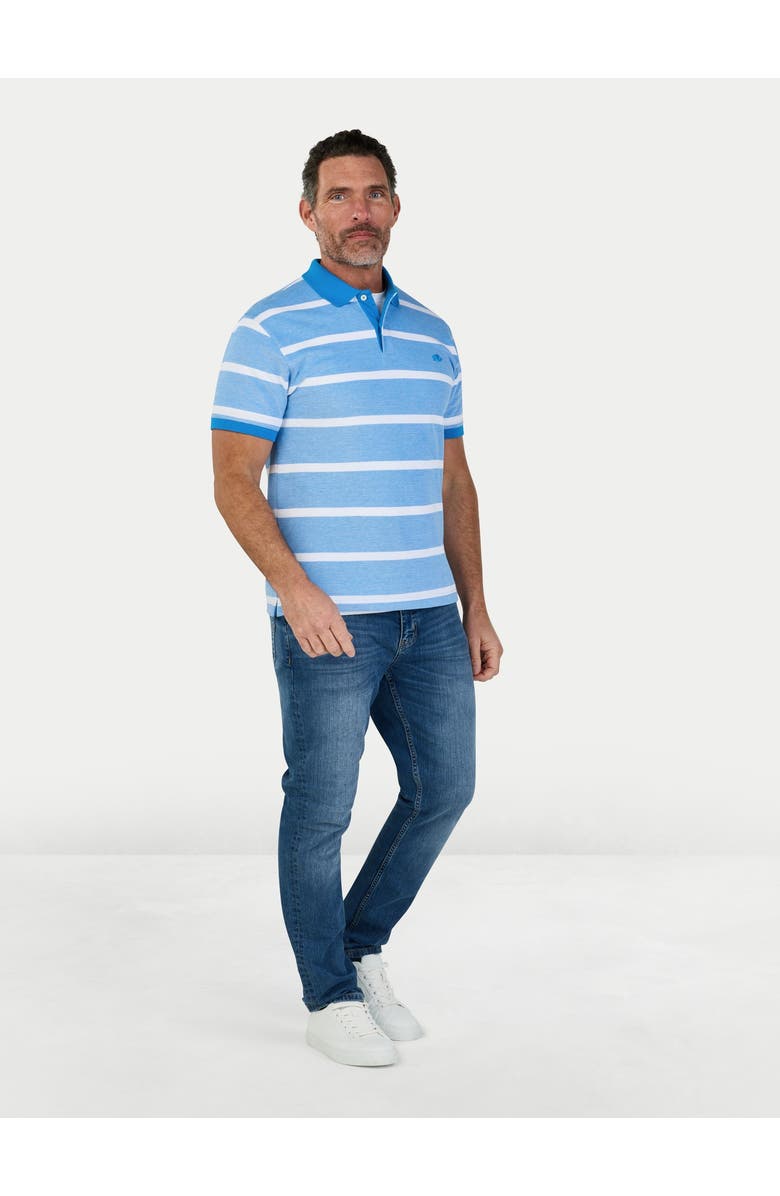 Raging Bull Birdseye Stripe Polo Shirt, Alternate, color, Electric Blue