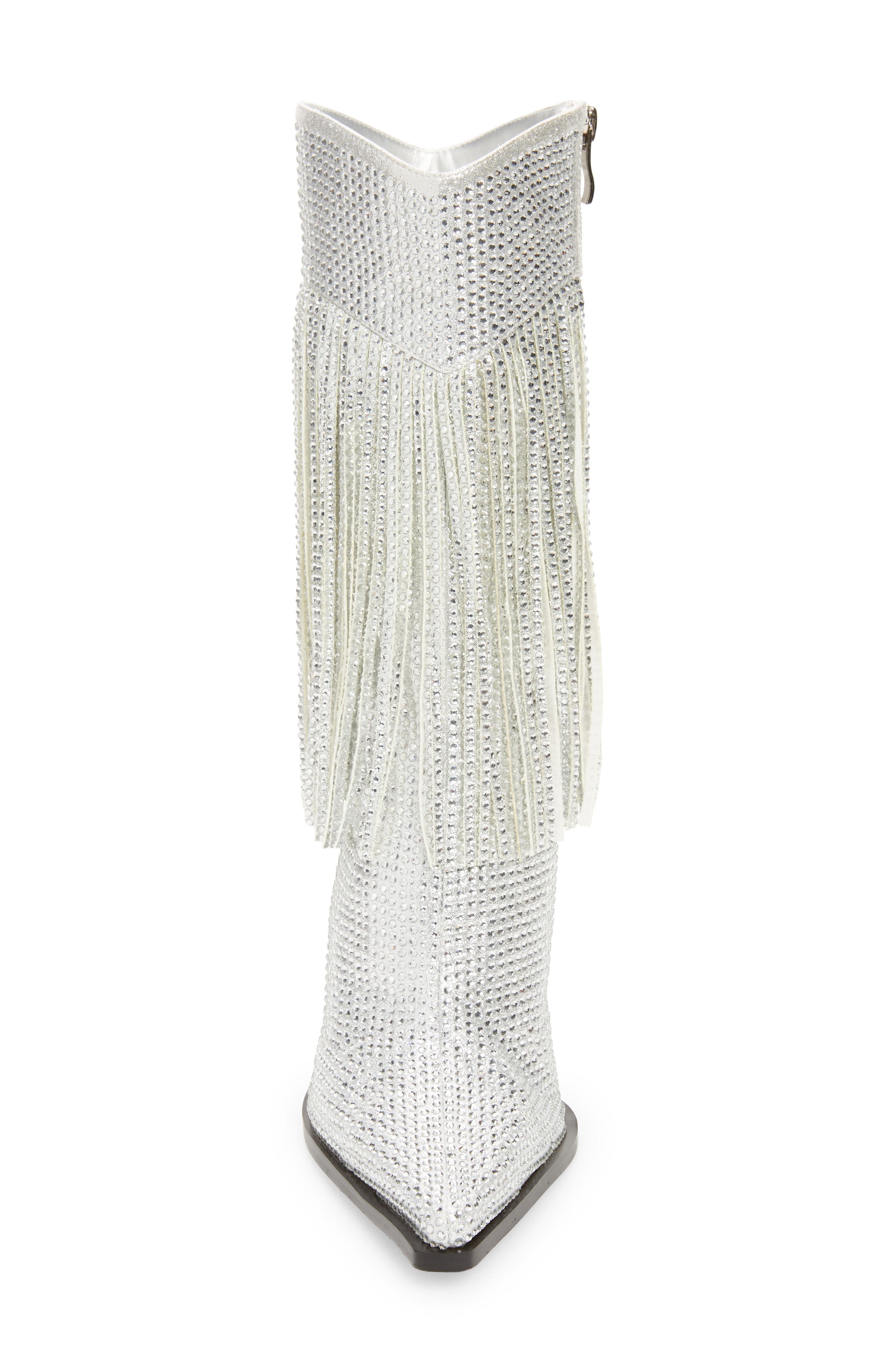 AZALEA WANG Blythe Pointed Toe Western Boot, Alternate, color, 