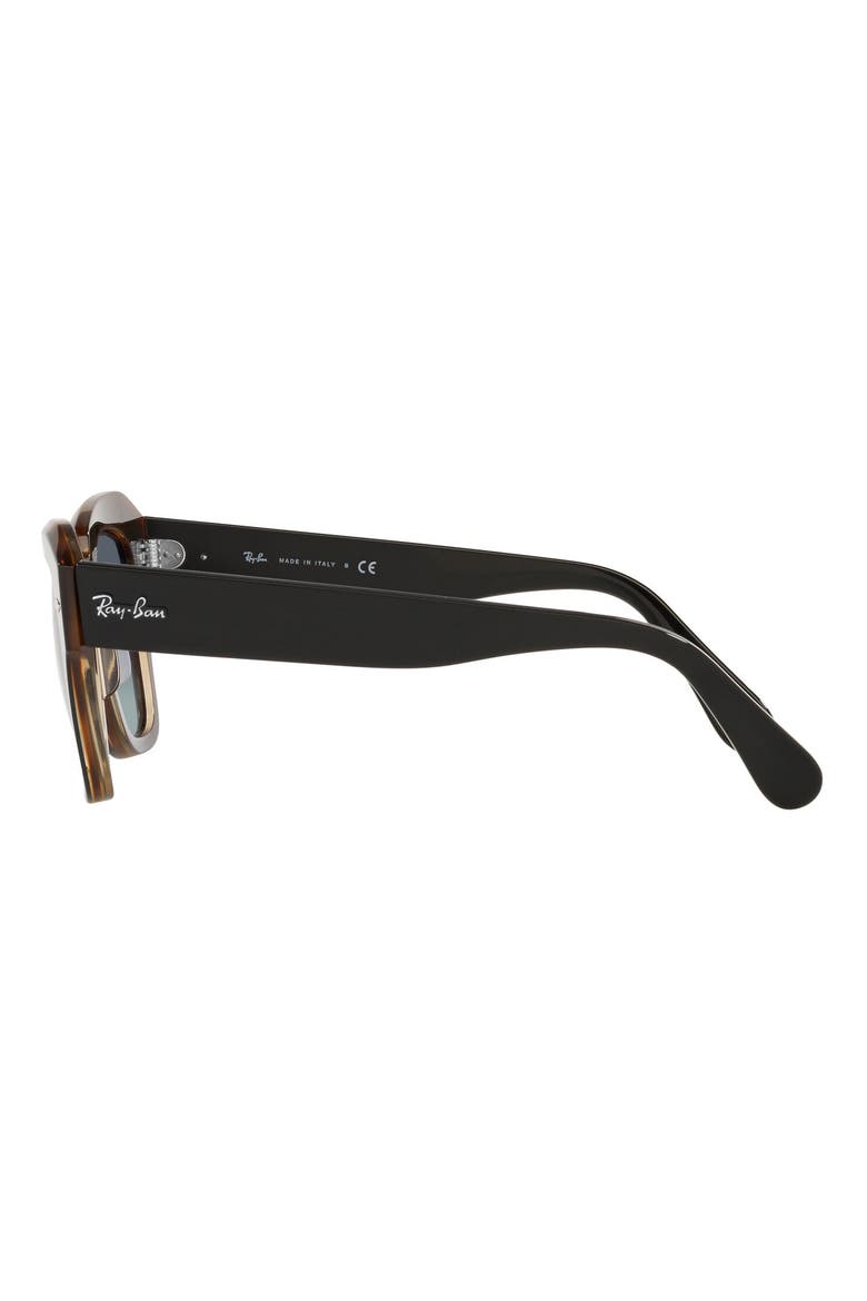 State Street 52mm Square Sunglasses, Alternate, color, BLACK BRN