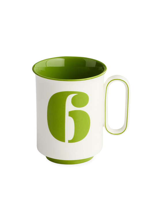 Jonathan Adler Lucky Number Mug In Six