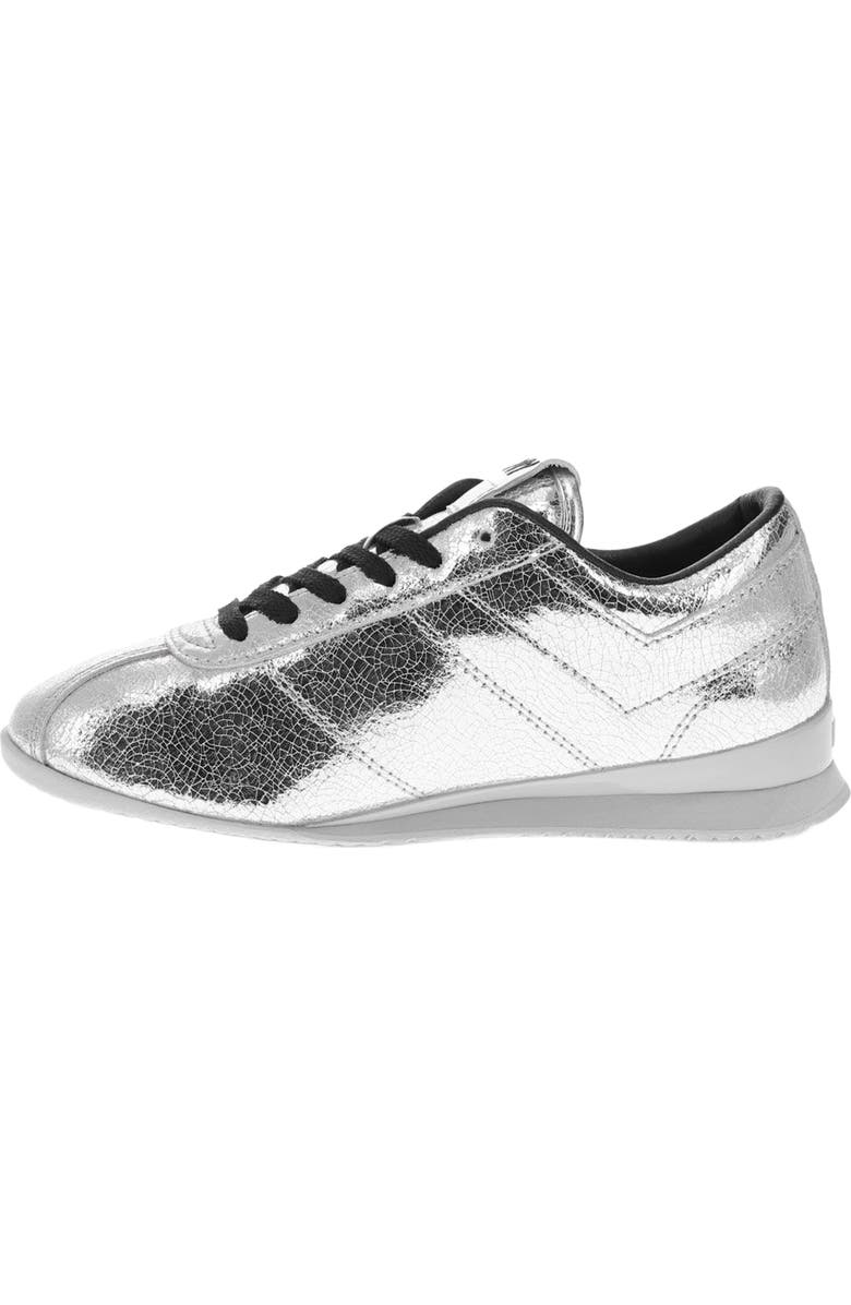 PONY KO-Low Vintage Metallic Sneakers, Alternate, color, Silver