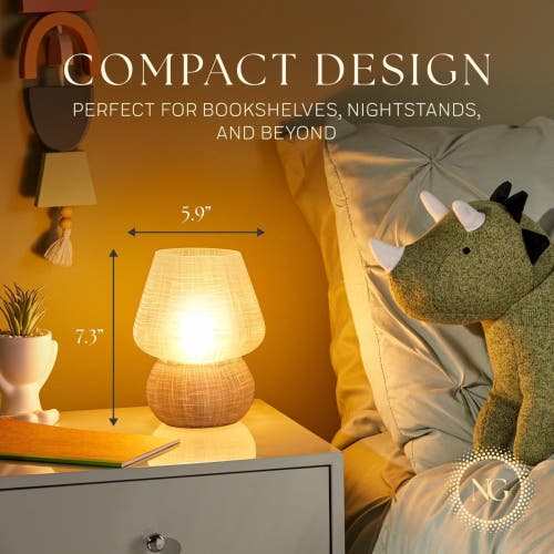 Next Glow Mushroom Led Lamp,  Modern Dimmable E26 Socket