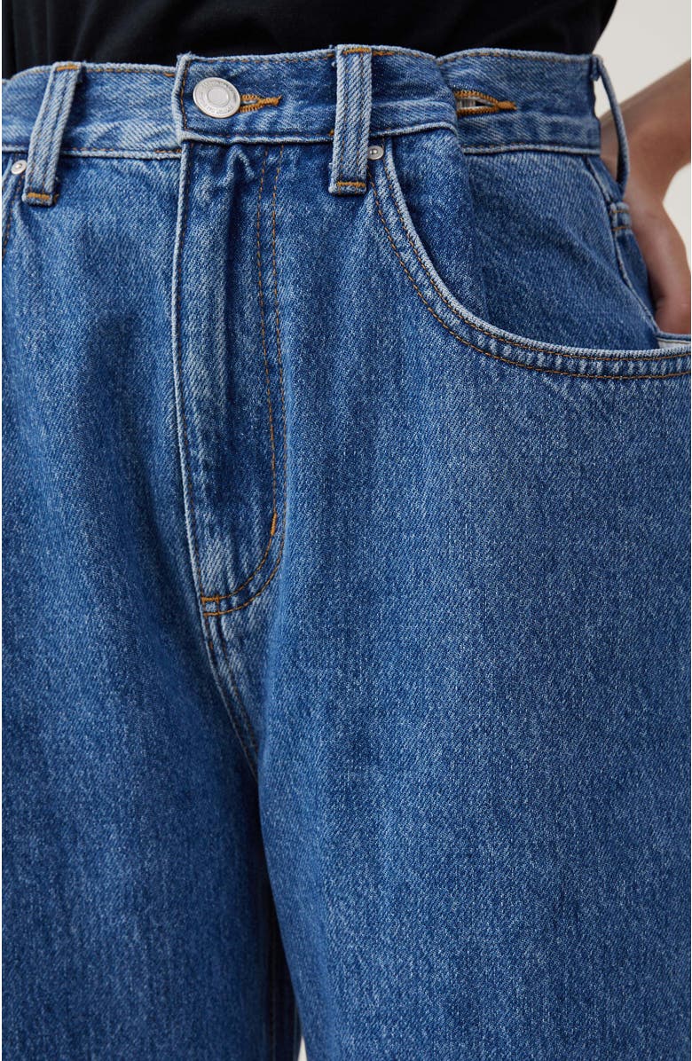 Cotton On Women's Adjustable Wide Jean, Alternate, color, Sea Blue