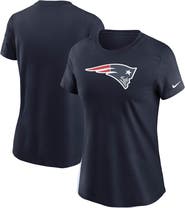 Nike Women's Nike Navy New England Patriots Logo Essential T-Shirt