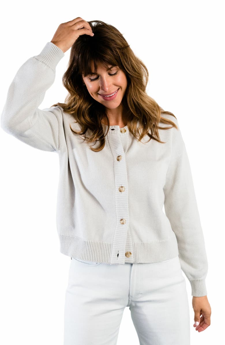 ABLE Willow Classic Cardigan, Main, color, 