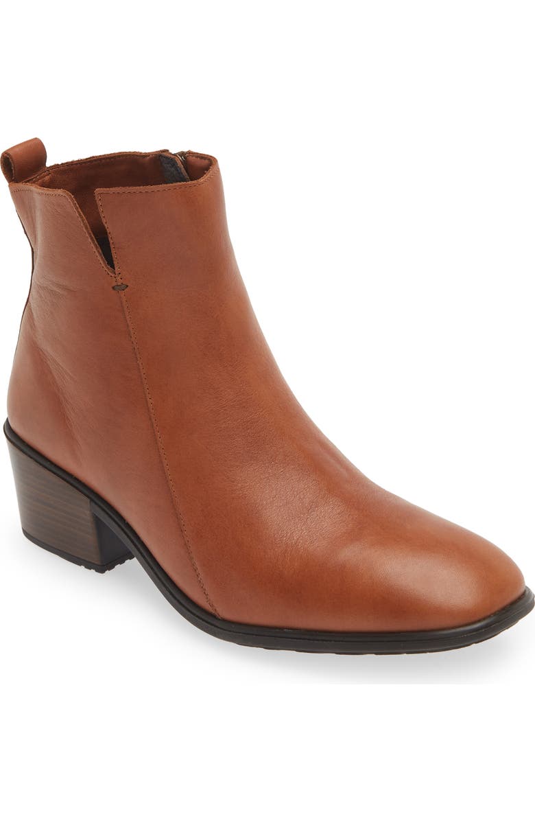 Naot Ethic Bootie, Main, color, Brown Peanut Leather