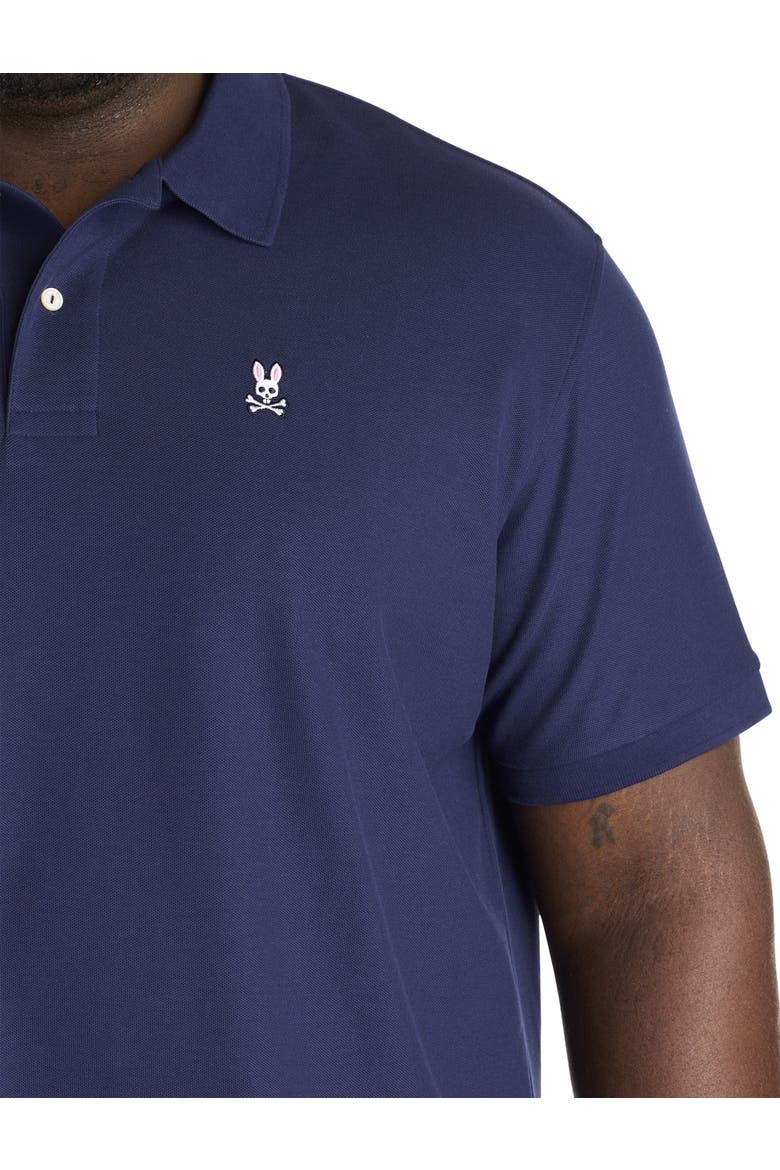 Big & Tall Classic Polo Shirt, Alternate, color, EVENING NAVY BLUE