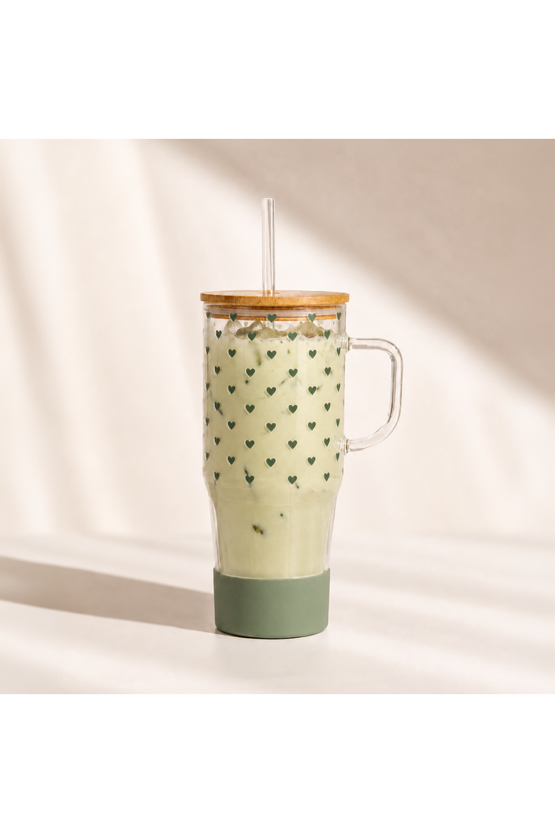 Mini Heart Glass Tumbler & Boot Bundle, Alternate, color, Seafoam
