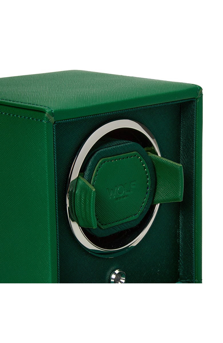 WOLF Cub Single Watch Winder with Cover, Alternate, color, 