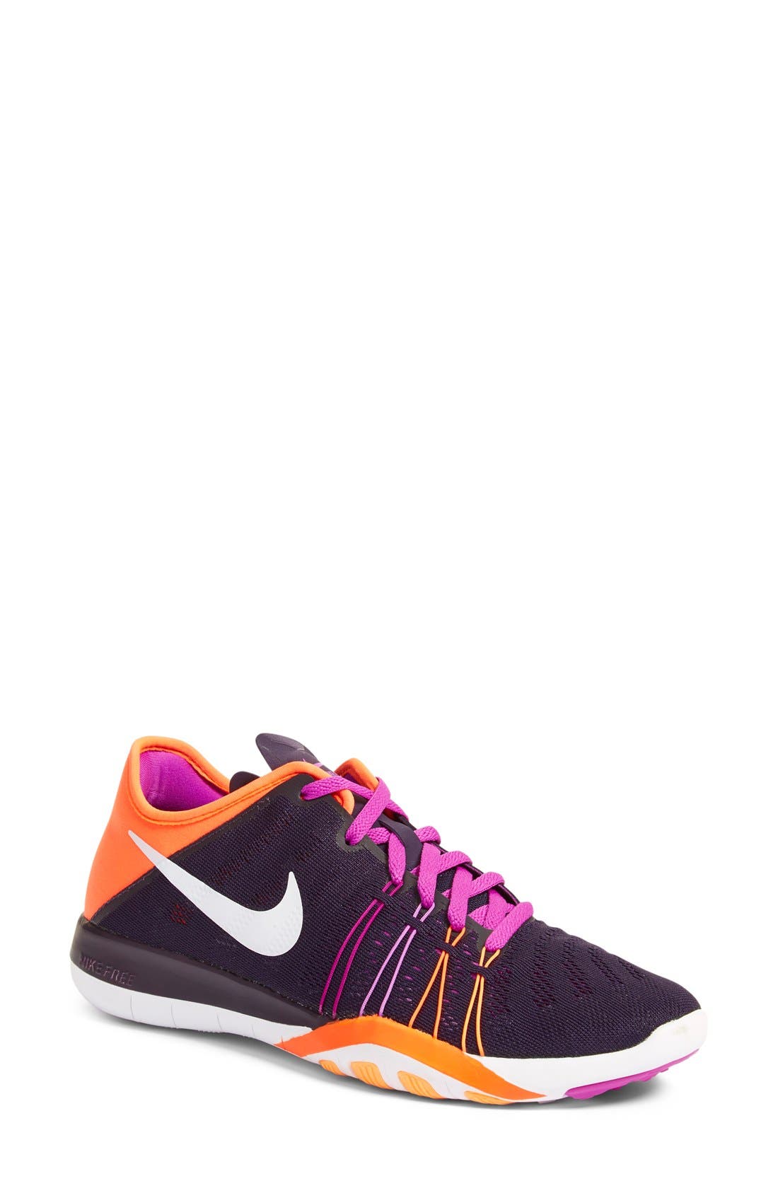 Free TR Fit 6 Training Shoe, Main, color, VIOLET/ WHITE/ CRIMSON