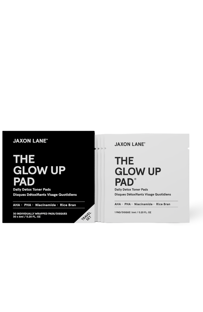 JAXON LANE Glow Up Toner Pads Travel Set, Main, color, NO COLOR