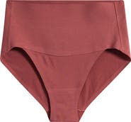 SPANX® High Waist Cotton Blend Briefs