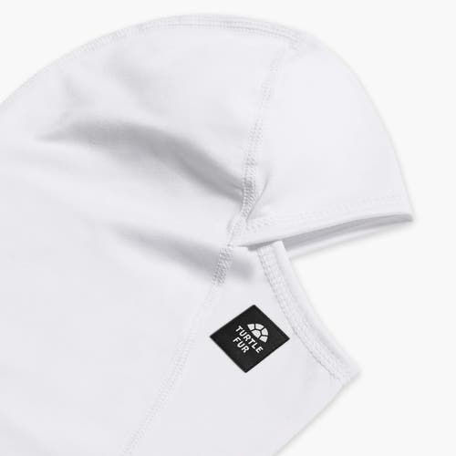 Turtle Fur Maxclava Balaclava In White