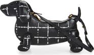 Thom Browne Baby Hector Windowpane Leather Shoulder Bag