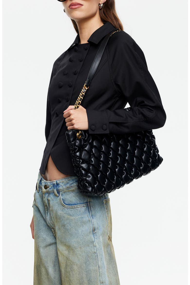 Form Double Breasted Jacket, Alternate, color, NOIR