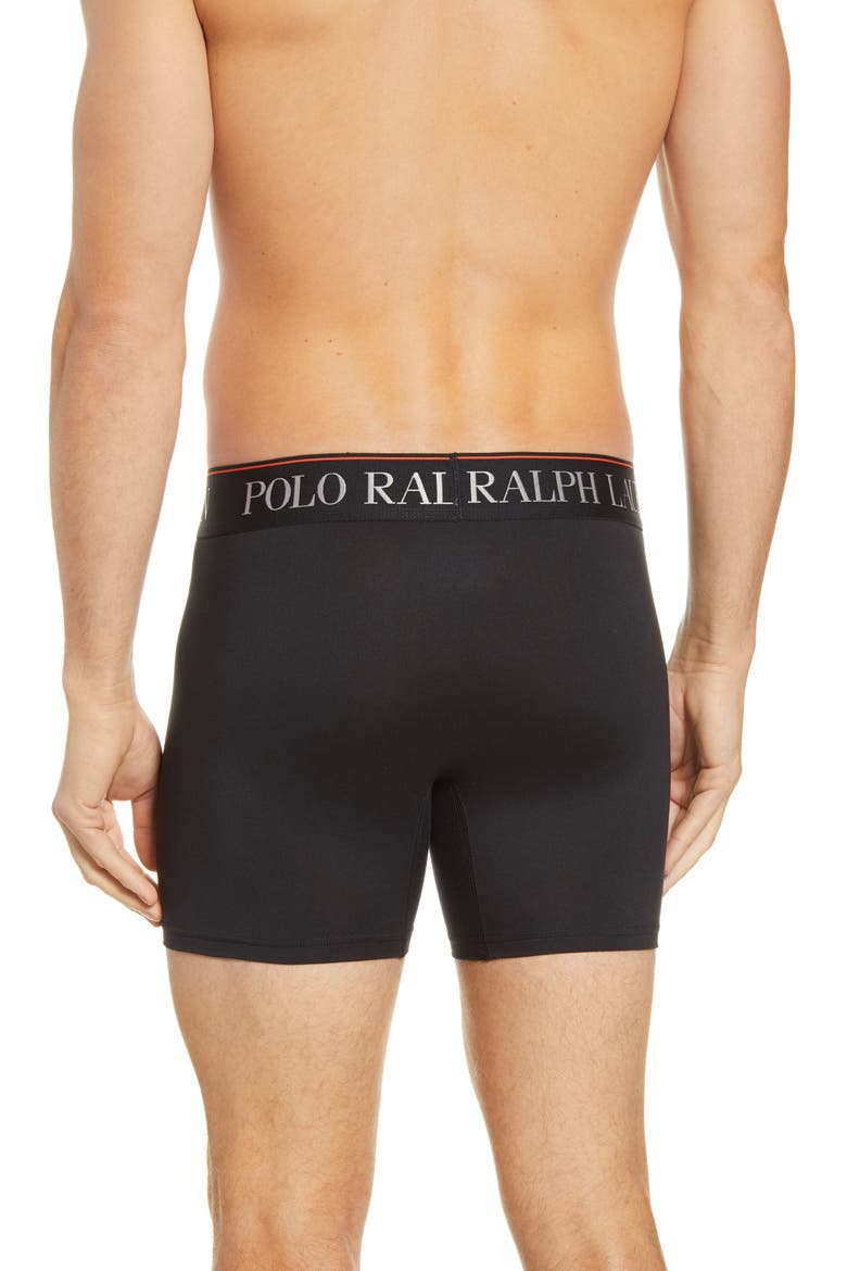 4D 3-Pack Boxer Briefs, Alternate, color, BLACK
