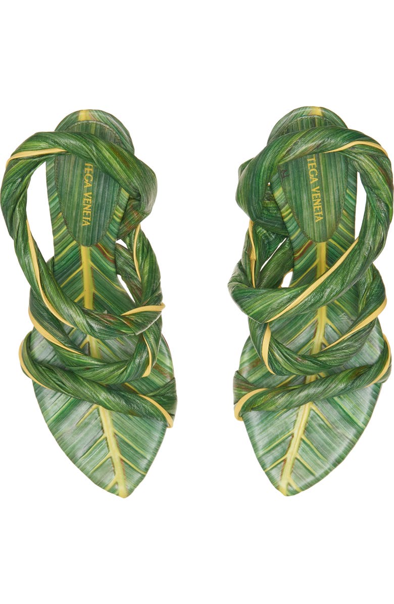 Bottega Veneta Leaf Ankle Strap Sandal, Alternate, color,