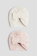 H&M 2-pack Knot-detail Hats