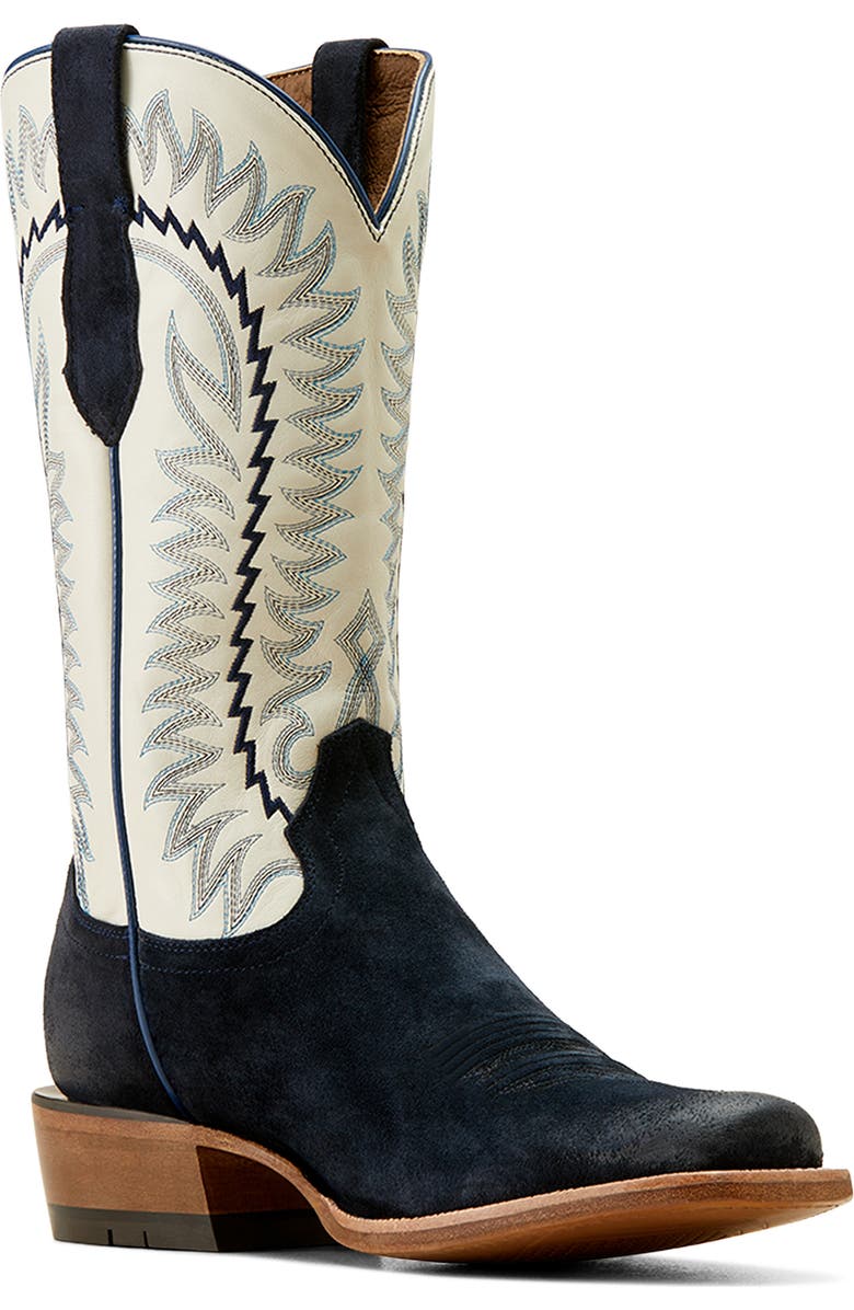 Ariat Futurity Time Western Boot, Main, color, Polo Blue Roughout