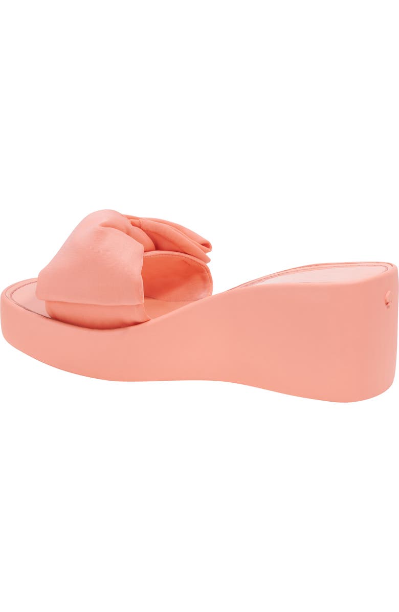 Kate Spade New York bikini platform wedge sandal, Alternate, color, Melon Ball