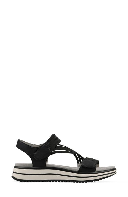 Cliffs By White Mountain Hapford Sandal In Black Nubuck