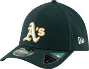 New Era Men's New Era Green Athletics Player Replica 39THIRTY M-Crown Flex Hat
