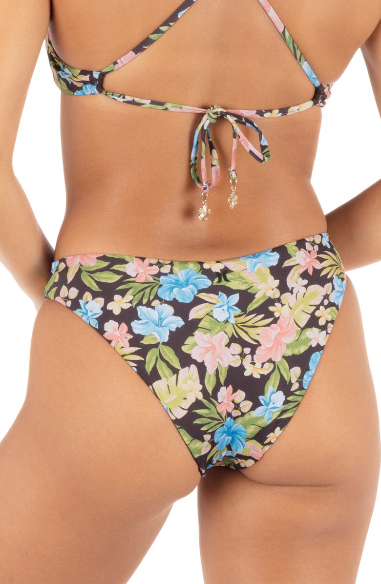 Hurley Miami Garden Reversible Bikini Bottoms, Alternate, color, Mole