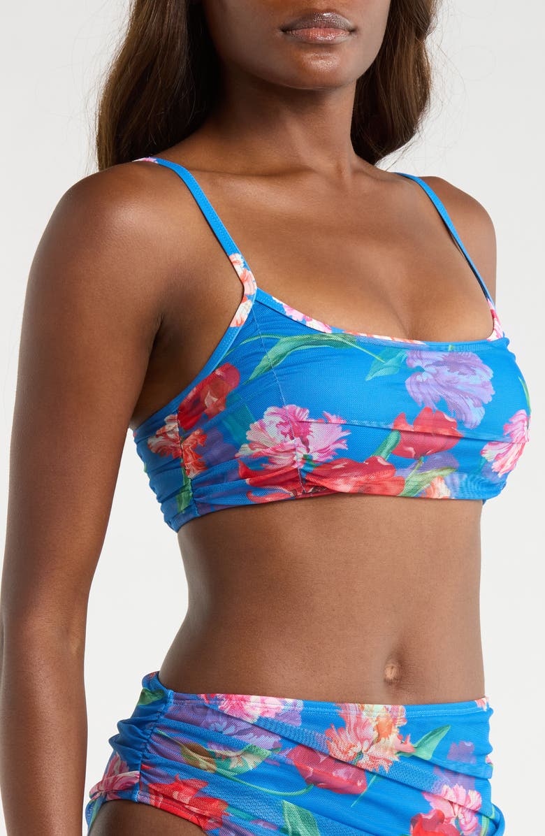 Hutch Mazina Bikini Top, Alternate, color, Blue/ Red
