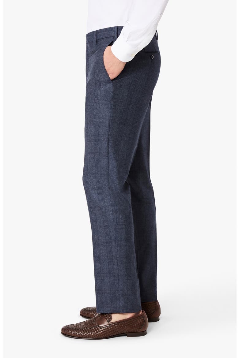 Parker Glen Plaid Wool Trousers, Alternate, color, BLUE