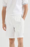 Brunello Cucinelli Cotton interlock shorts with logo
